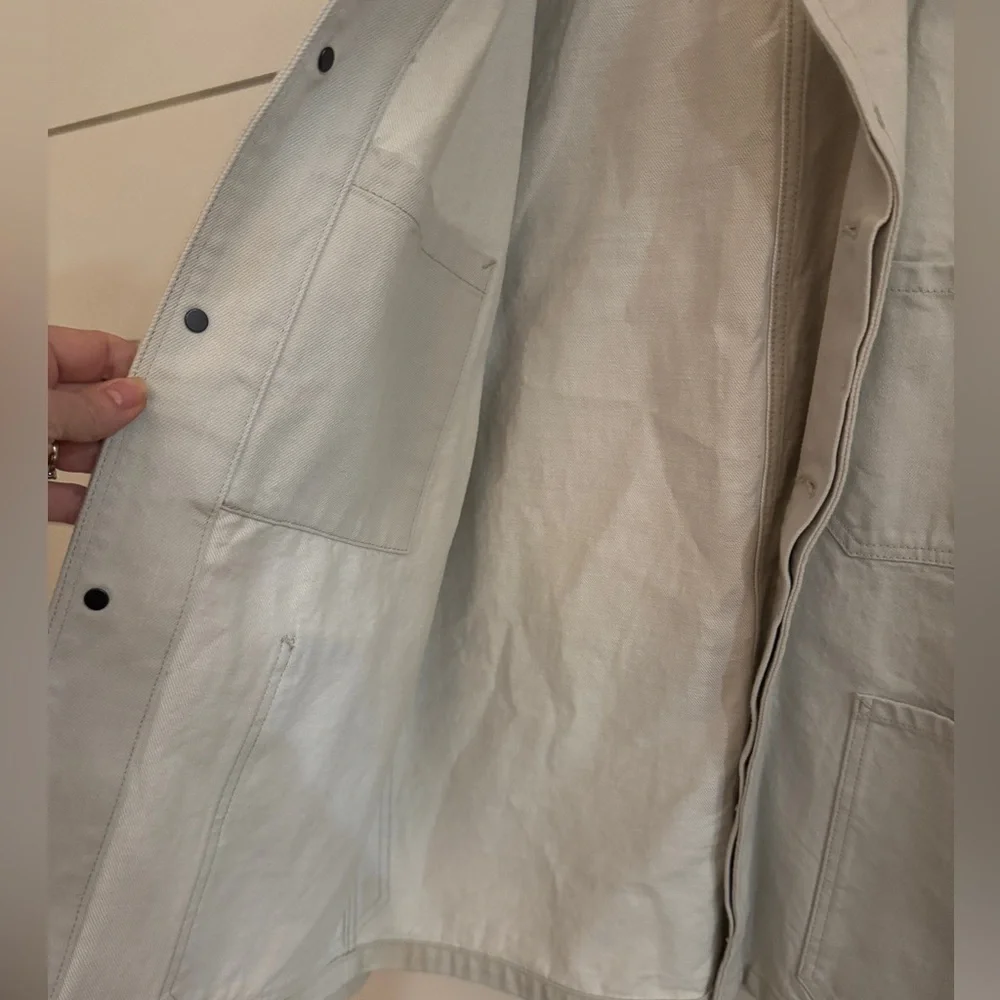 Todd Snyder LIGHTWEIGHT JAPANESE SELVEDGE CHORE COAT size M in canvas - Picture 6 of 7